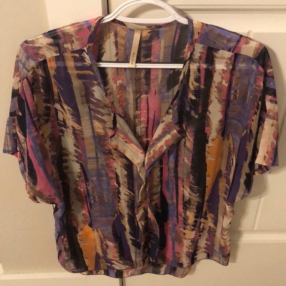 Sheer multicolor top - Picture 1 of 2